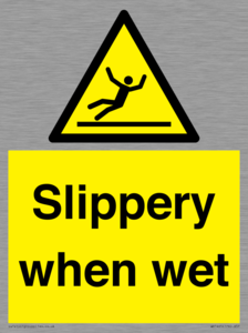 slippery when wet